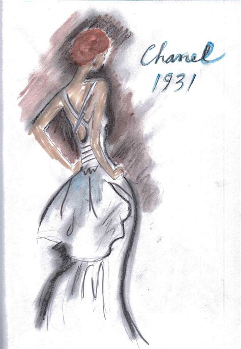 croquis chanel karl|karl lagerfeld Chanel moments.